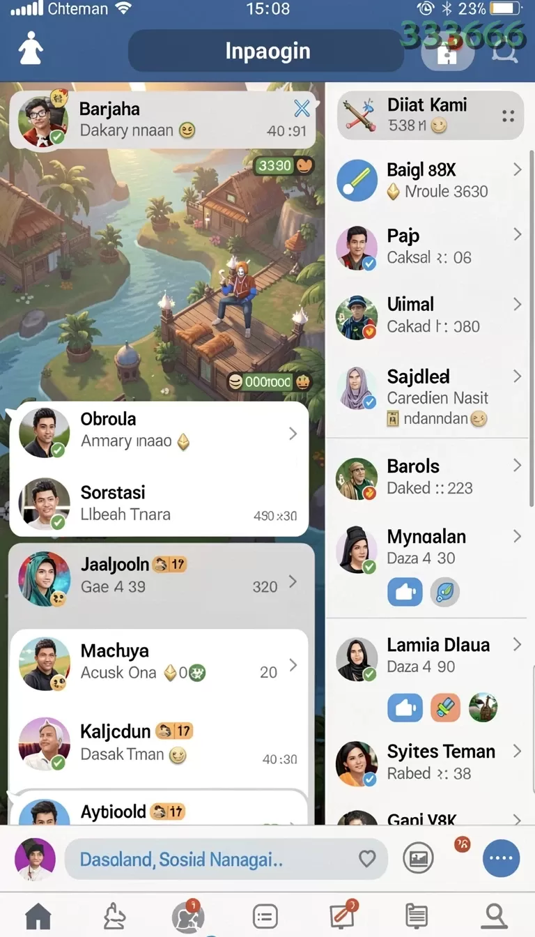 Cuplikan layar KOKITOTO — aktivitas