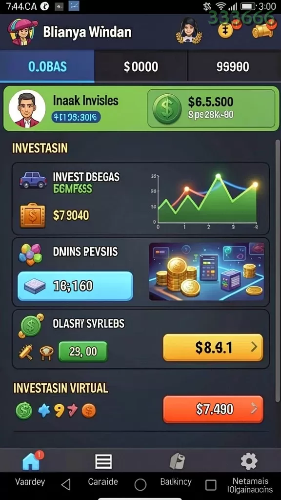 Cuplikan layar QTGAME — pengaturan akun